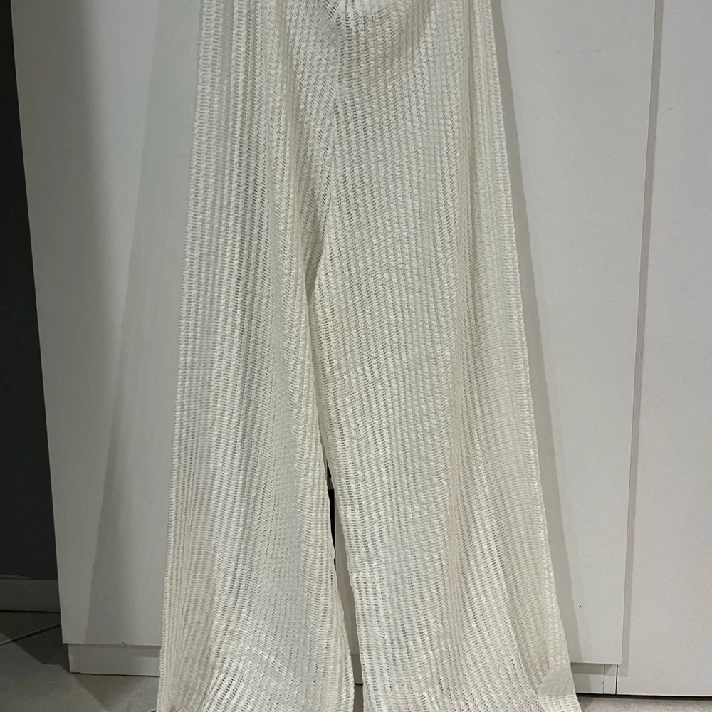 Princess Polly Cream Wide Leg Pants - Picture 3 of 3